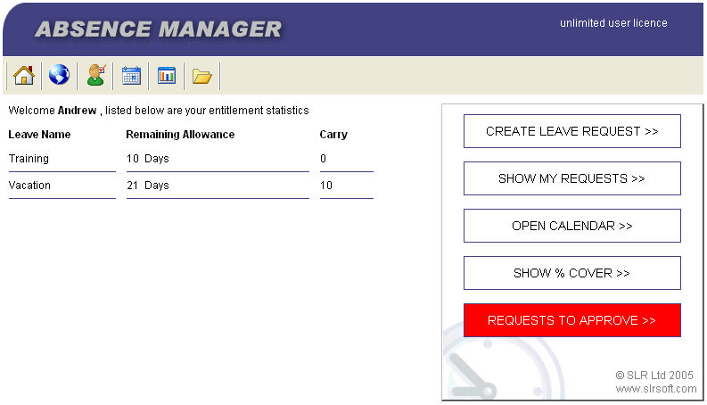 Absence Manager - Absence Manager for Lotus Notes